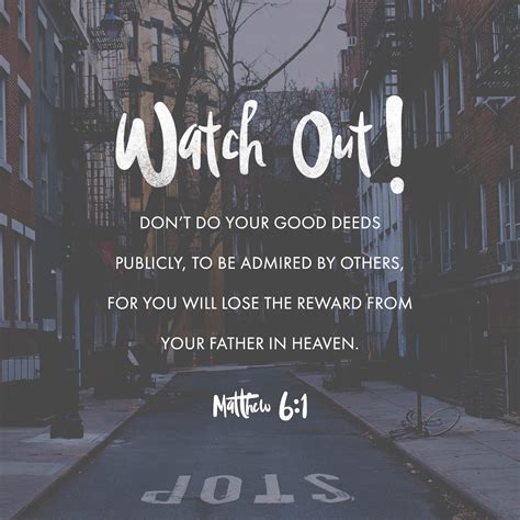 meaning of charity in the bible|Matthew 6:1.